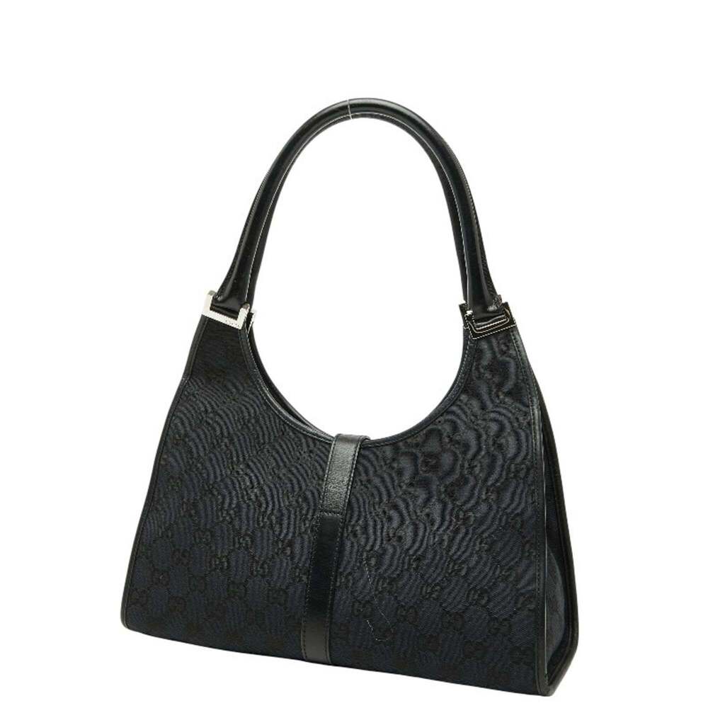 GUCCI Authentic Black Leather Jackie Shoulder Bag - Picture 2 of 10